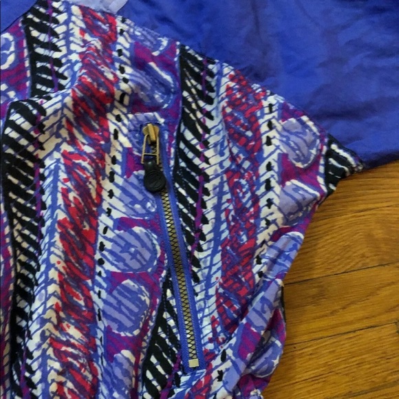 Nike Vintage Purple Windbreaker Jacket 10-12 - Picture 6 of 11